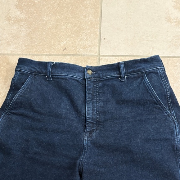 J. Crew Navy Denim Trouser Jeans - 30” Waist - Picture 3 of 5